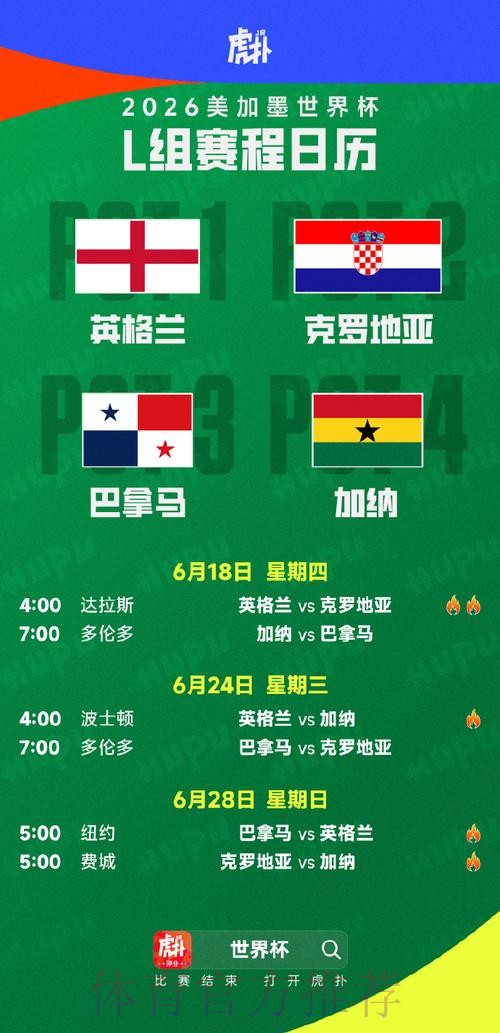 2026美加墨世界杯小组赛赛程一览 2026美加墨世界杯小组赛赛程一览